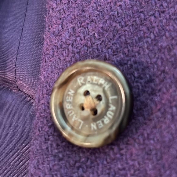 Ralph Lauren Purple Blazer size 2 - Picture 3 of 6